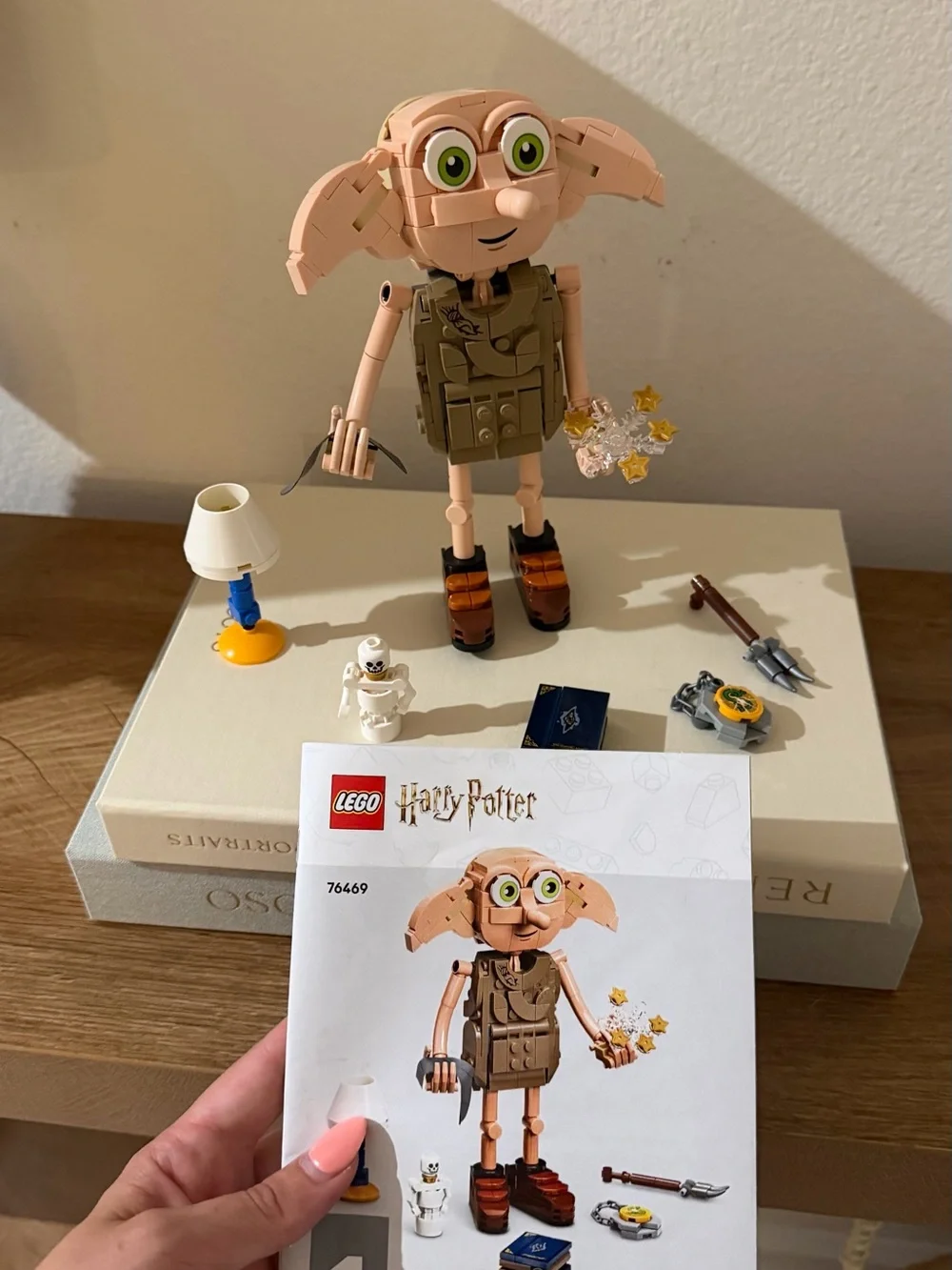 Lego Dobby Building Figure Toy - Tan & Green